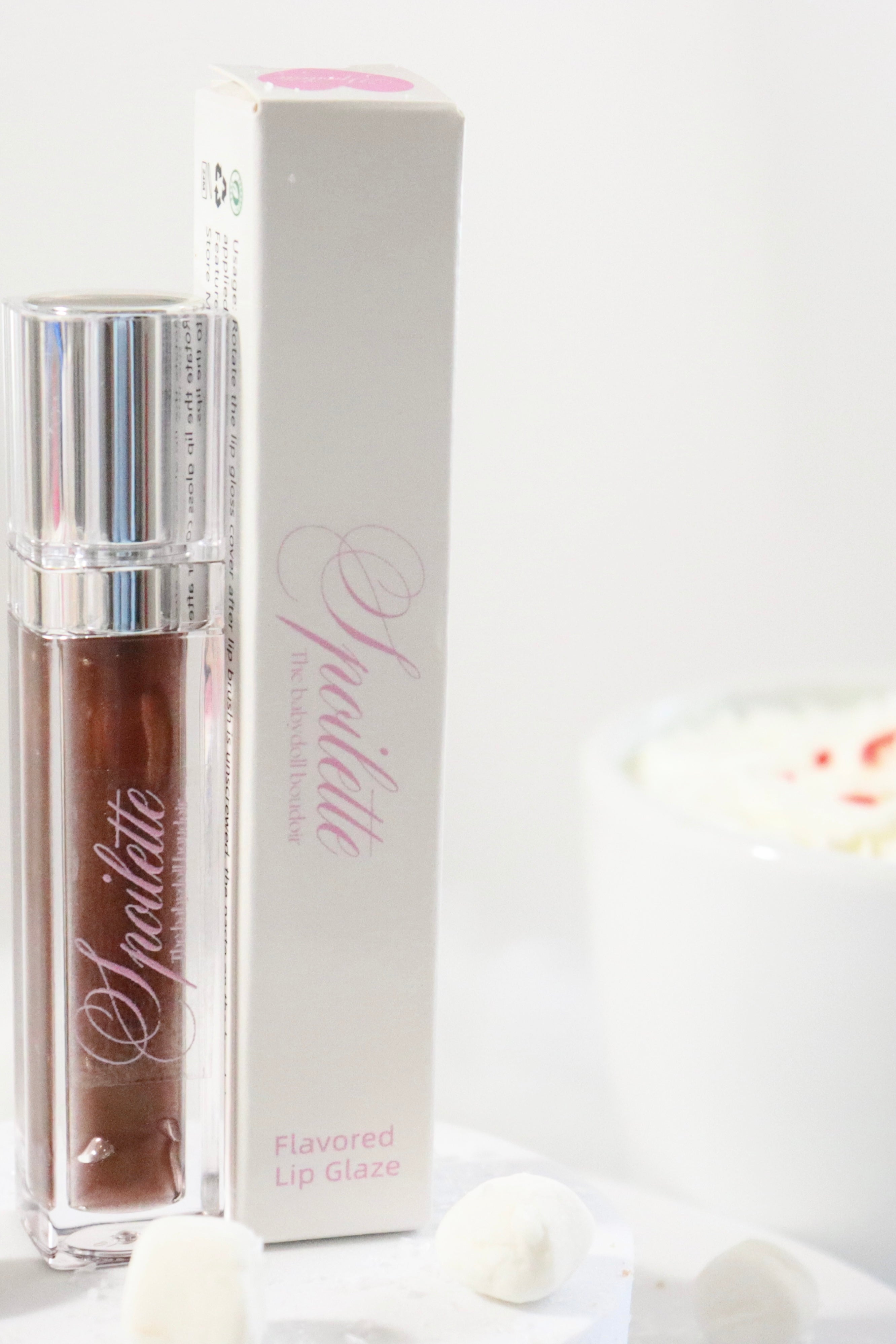 “Hot Cocoa” lip glaze